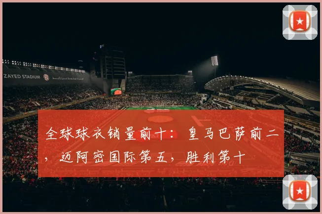 全球球衣销量前十：皇马巴萨前二，迈阿密国际第五，胜利第十